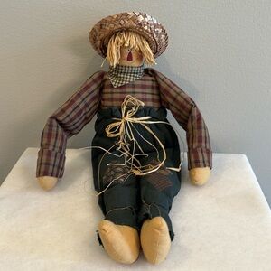 Fall Stuffed 16” Scarecrow